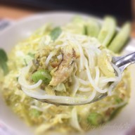 เมนูของร้าน ขนมจีนเจ๊เฉย เพชรบุรี