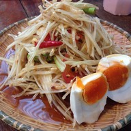 เมนูของร้าน ตะบันตำ ตำถาดบันลือโลก ปิ่นเกล้า