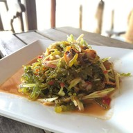เมนูของร้าน บางปอซีฟู้ด(ตาโข)