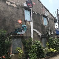 Yala bird city street art