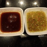 เมนูของร้าน กุ้งเต้นไม่ทันแดก ปลาส้มทอดกรอบ น้ำพริก กุ้งเต้นไม่ทันแดก รังสิต คลอง1