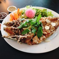 เมนูของร้าน ขนาบน้ำสุพรรณบุรี -