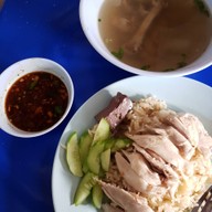 เมนูของร้าน ข้าวมันไก่ไหหลํา บางแก้ว