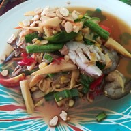 เมนูของร้าน ส้มตำยำแซ่บByตำถาดหนานจ้าว