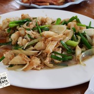 เมนูของร้าน ครัวเจ๊แมว ปากน้ำปราณ