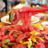 เมนูของร้าน เตี๋ยว ตำ หม้อ เลียบด่วนกาญจนา สุขสวัสดิ์ บางครุ