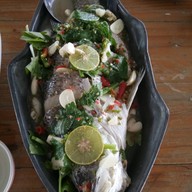 เมนูของร้าน ครัวบ้านประมง