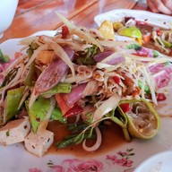 เมนูของร้าน ส้มตำเจ๊ฝน