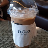 เมนูของร้าน D’oro Coffee โรงพยาบาลเจ้าพระยา