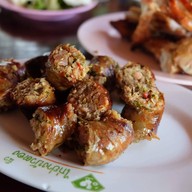 เมนูของร้าน นิว ไก่ย่างบัวตอง 2 สามแยกวิเชียรบุรี