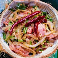 แหนมคลุกสำเหร่