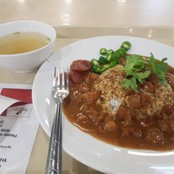 เมนูของร้าน ข้าวหน้าไก่ ห้าแยก โรงพยาบาลกรุงเทพ