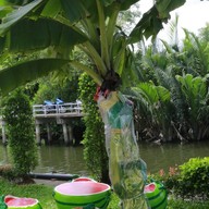 บรรยากาศ ตลาดน้ำพันท้ายนรสิงห์