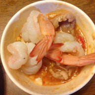 เมนูของร้าน ใบตองสุกี้ หนองคาย