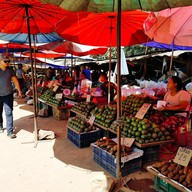 บรรยากาศ ตลาดม้งบ้านห้วยลึก​