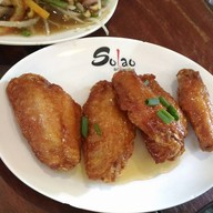 เมนูของร้าน ส้มตำโซลาว ศิริมังคลาจารย์