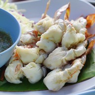 เมนูของร้าน ร้านลุงดำซีฟู้ด หาดสวนสน ระยอง สาขาบ้านเพ