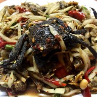 เมนูของร้าน ส้มตำเอมมี่ปากระเบิด