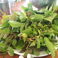 เมนูของร้าน ไก่ย่างสวนแสงสว่างใกล้ปราสาทหินพนมรุ้ง