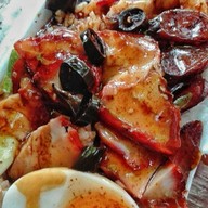 เมนูของร้าน ข้าวหมูแดงหมูกรอบราชบุรี