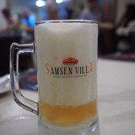 เมนูของร้าน สามเสนวิลล่า ต้นตำรับเบียร์วุ้นแก้วแช่เจ้าแรกของไทย สาขาพญาไท