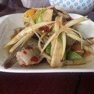 เมนูของร้าน ร้านส้มตำบุญศิริ