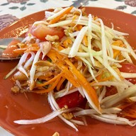 เมนูของร้าน ตำแซ่บ ตลาดบองมาร์เช่