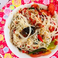 เมนูของร้าน ส้มตำอินเตอร์เน็ต สาขาหน้ามหาไถ่