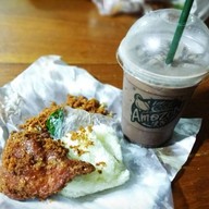 เมนูของร้าน ไก่ทอดป้าหมอน @ บ้านพรุ ไก่ทอด@บ้านพรุ
