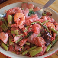 เมนูของร้าน เตี๋ยว ตำ หม้อ เลียบด่วนกาญจนา สุขสวัสดิ์ บางครุ