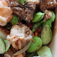เมนูของร้าน ร้านริมคลอง กระบุรี ระนอง