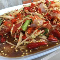 เมนูของร้าน หนุ่ยปลาเผา