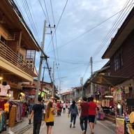 บรรยากาศ ถนนคนเดินเชียงคาน