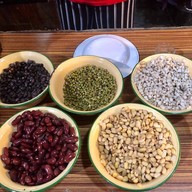 เมนูของร้าน ถั่วปั่น ตลาดชากแง้ว