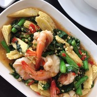 เมนูของร้าน ตำลึงทอง เลียบทางด่วนกาญจนาภิเษกใต้