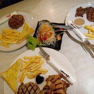 เมนูของร้าน Mr.Steak เขาแก้ว