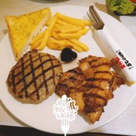 เมนูของร้าน Mr.Steak เขาแก้ว