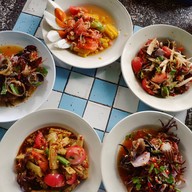 เมนูของร้าน ส้มตำป้าออ สระบุรี