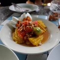 เมนูของร้าน ส้มตำป้าออ สระบุรี