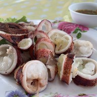 เมนูของร้าน ร้านกราฟฟิกแอนด์ไกด์ซีฟู๊ด