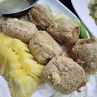 เมนูของร้าน ข้าวต้มบาทเดียว  สวนสยาม