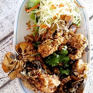 เมนูของร้าน ปะการังเรือนน้ำ บางแสน