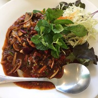 เมนูของร้าน Take View Seafood  ริมบึงหนองโคตร