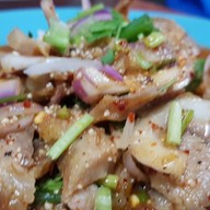 เมนูของร้าน ส้มตำหน้าวัดหลวง ปาย