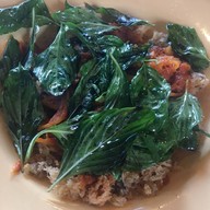 เมนูของร้าน ไข่ขยี้ พริกน้ำปลา