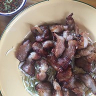 เมนูของร้าน ไข่ขยี้ พริกน้ำปลา