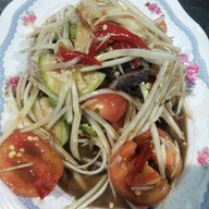 เมนูของร้าน ร้านส้มตำแพรกษา