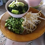 เมนูของร้าน ขนมจีนหล่มสัก หน้าวัดไพรสณฑ์