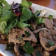 เมนูของร้าน แซ่บนัว ครัวบ้านนาศาลายา