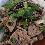 เมนูของร้าน แซ่บนัว ครัวบ้านนาศาลายา